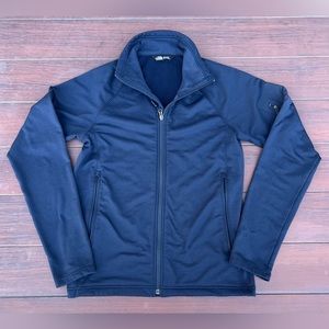 The North Face Full Zip Lightweight Men's Track Jacket Small - navy blue